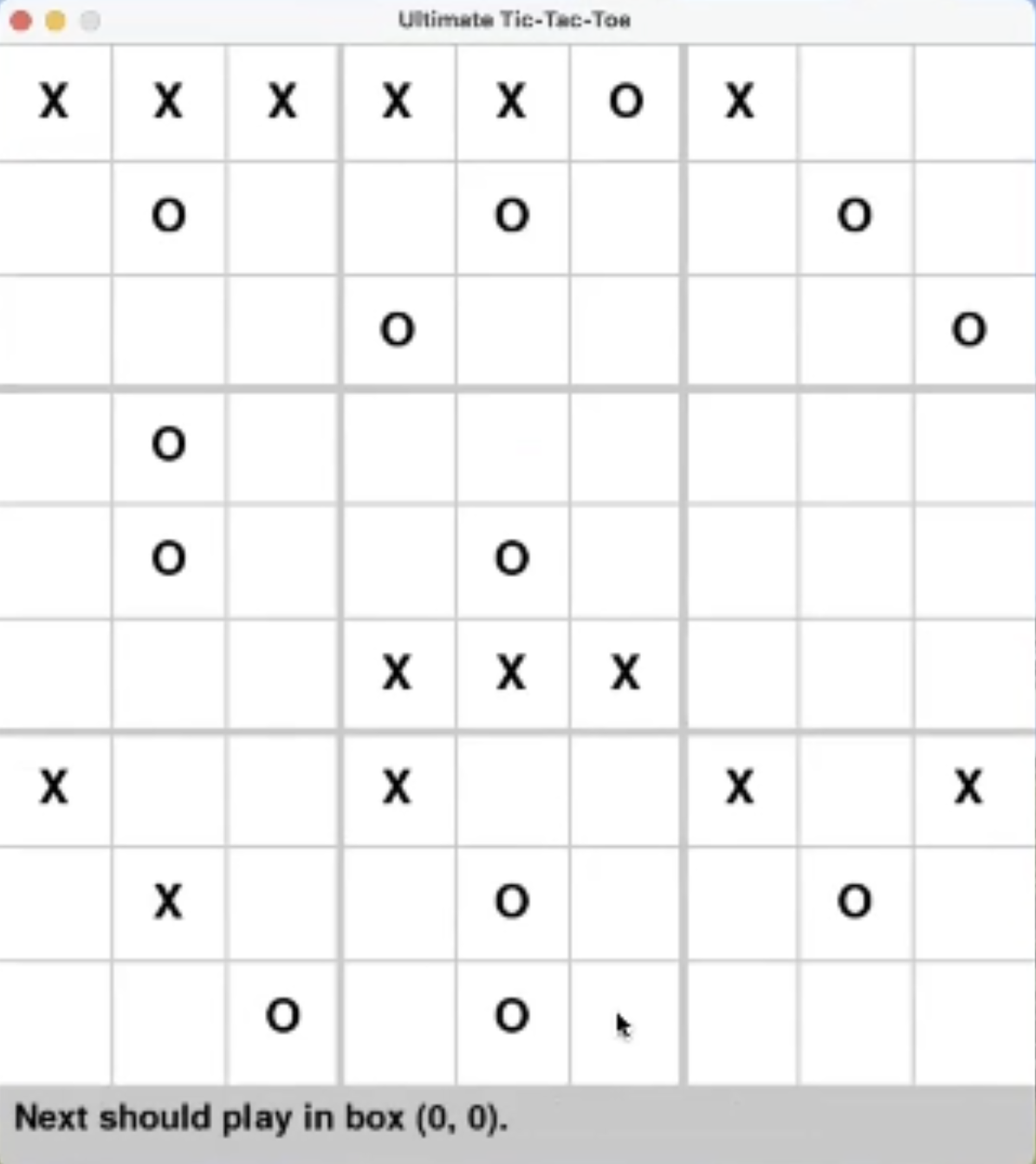 AI tic-tac-toe player